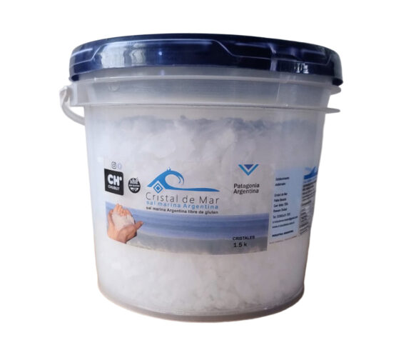 BALDE X 1,5 KG SAL EN CRISTALES CON ENVíO INCLUIDO