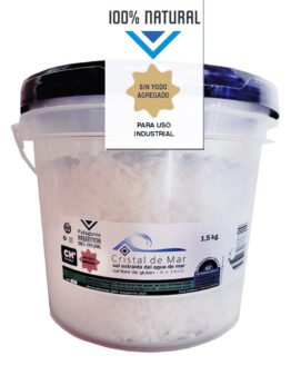 BALDE X 1,5 KG SAL EN CRISTALES 100 % NATURAL CON ENVIO INCLUIDO