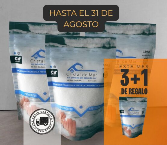 DOYPACK X 150 G  SAL FINA POR 3 UNIDADES CON ENVíO INCLUIDO