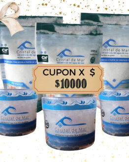 3 doypack sal fina x 150 g + 3 potes sal en cristales x 50 g - ENVÍO INCLUIDO